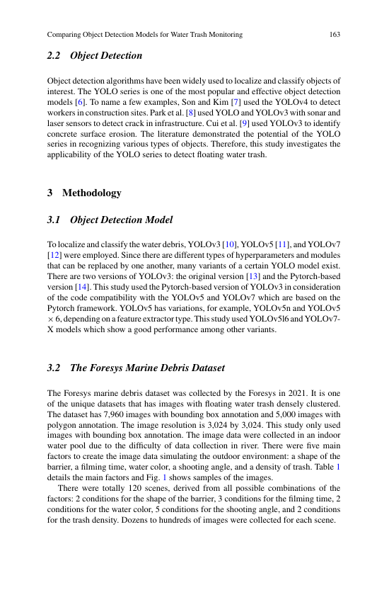 Comparing ObjDet 2022